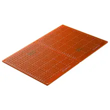 20 pces que soldam o protótipo terminado do pwb para placas de circuito diy 5x7cm de cobre