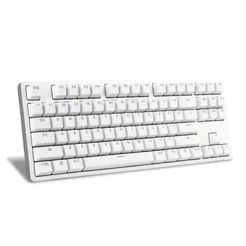 

Universal 87 Key Mechanical Keyboard with Tactile Brown Switches USB Connection and White LED Backlit for Copywriters