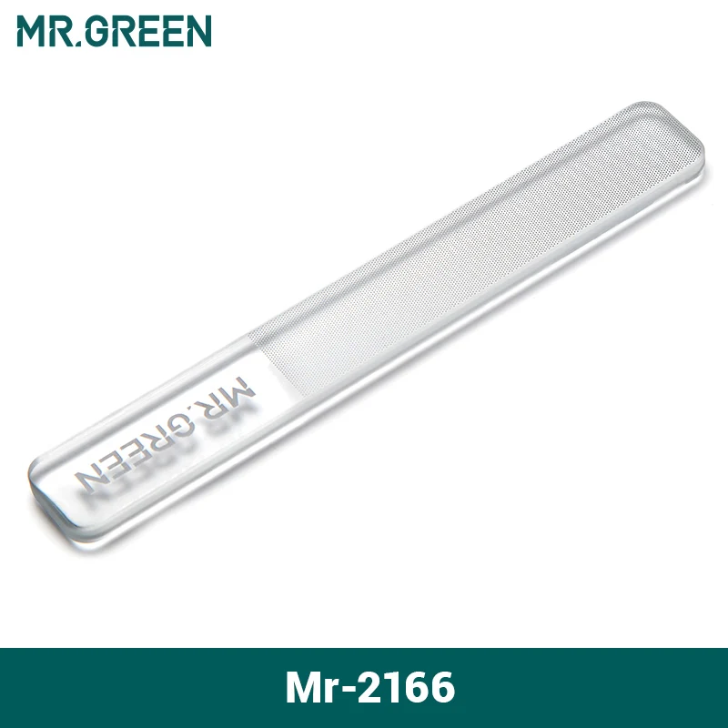 קבצי ציפורן מקצועיים MR.GREEN Nano Glass לציפורניים כלי אמנות מניקור ניתן לשטוף להבהיר בקלות כמו לק ציפורניים
