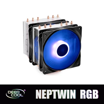 

DEEPCOOL NEPTWIN RGB Cooler fan CPU radiator fan i5 i7 all copper 6 heat pipe mute amd computer cpu fan fans & cooling cpu