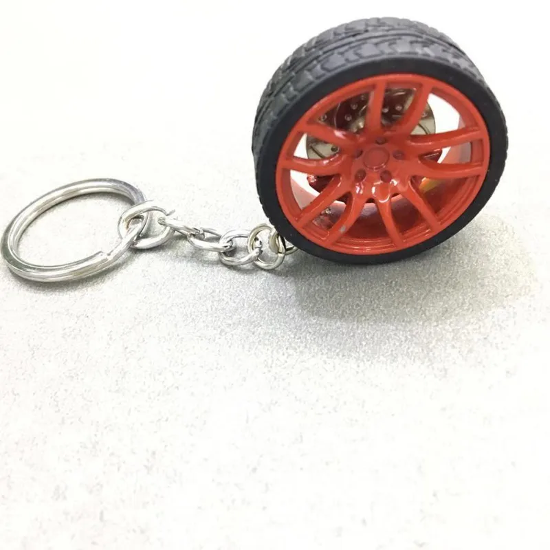 Автомобильный турбо-брелок для ключей с тормозными дисками, автомобильный брелок для колес, автомобильный брелок для ключей