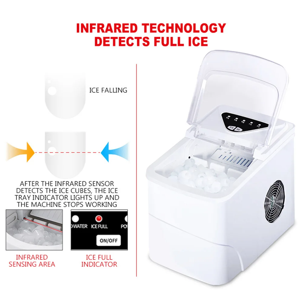 Ice Maker Small 15kg Smart Mini Household Automatic Round Ice Cube Maker  Ice Machine Easy To Make, Cool All Summer Long - AliExpress