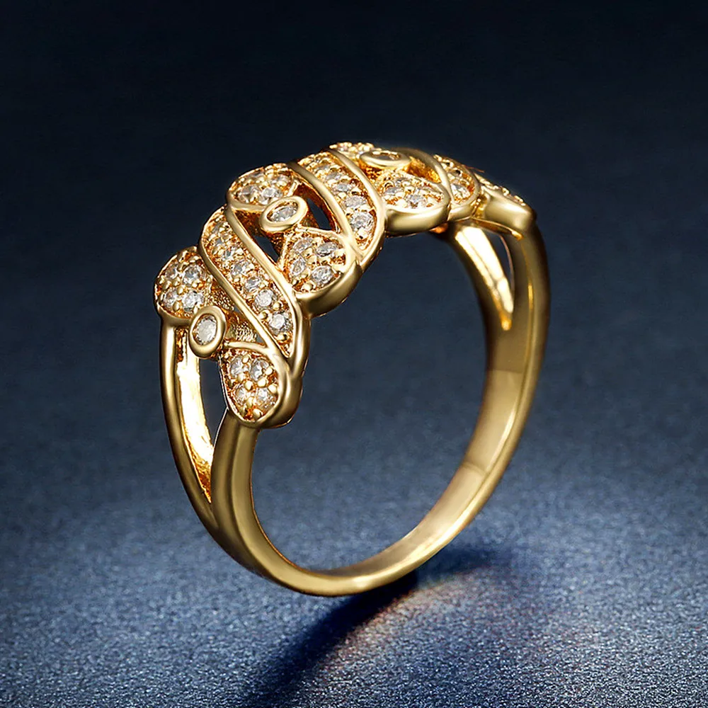 Кольца с драгоценными камнями из чистого циркона AAA для женщин, 18k золото, ювелирные изделия с кристаллами anillos mujer, бижутерия, модные аксессуары