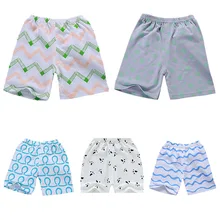 Новые детские шорты летние тонкие хлопковые детские штаны с принтом детские шорты в Корейском стиле