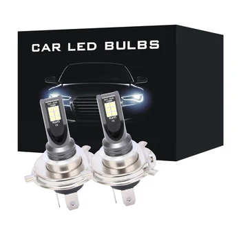 

2X H4 LED Bulbs Bi-Xenon Hi/Lo 1000LM Headlights Conversion Kit Lamp DC12-24V
