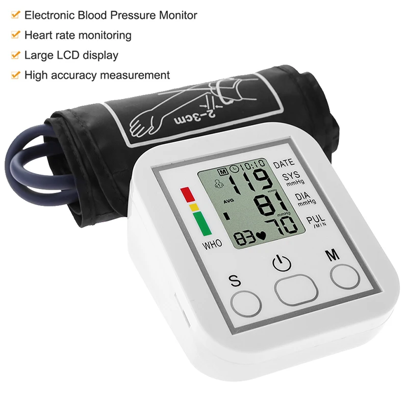 Tonometer Pressure-Meter Automatic Measuring BP Arm 