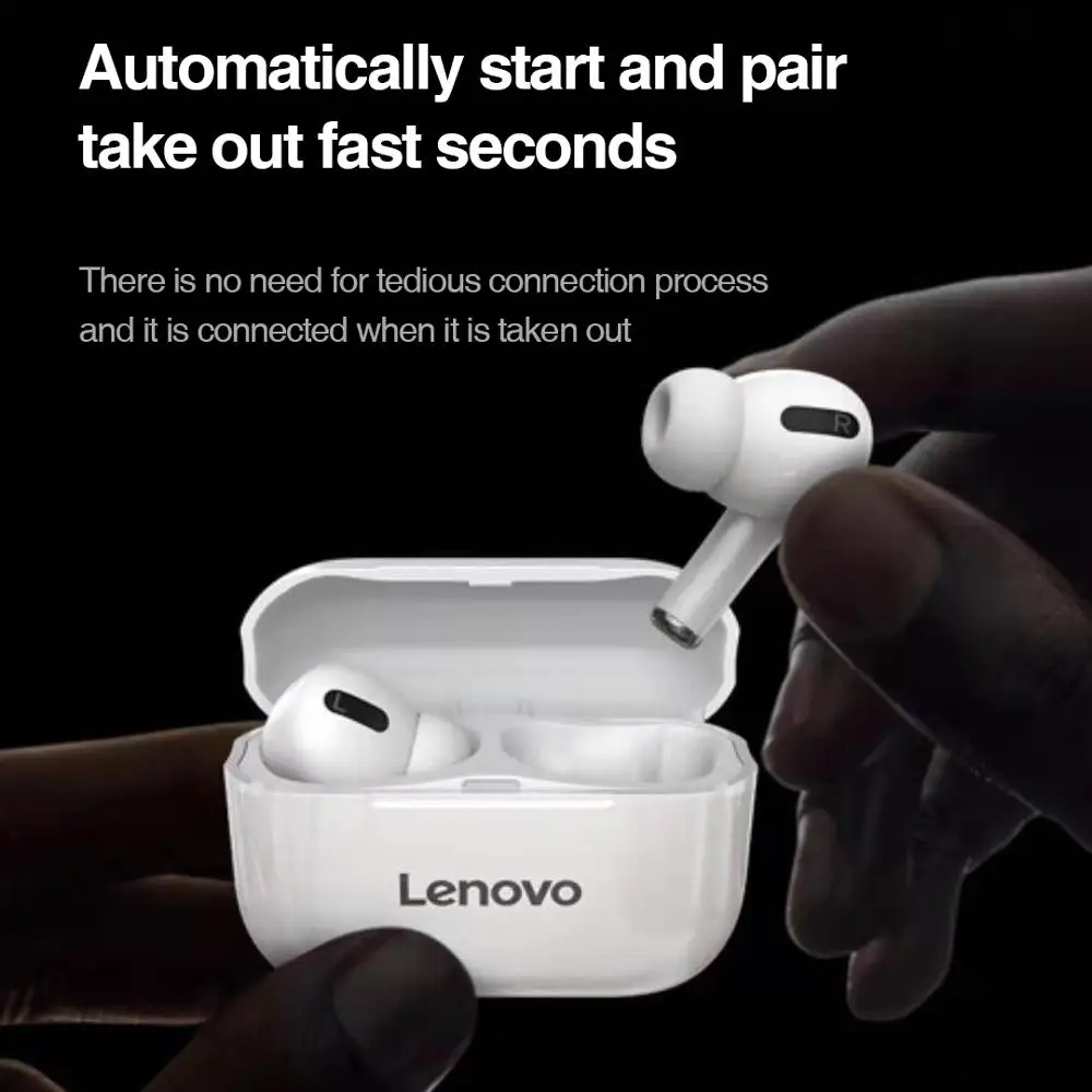 Lenovo LP1S TWS Wireless Earphone Bluetooth 5.0 Dual Stereo Touch Control for iOS/Android