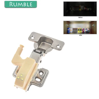 

10pcs Universal LED Under Cabinet Light Cupboard Inner Loop Hinge Lamp Closet Wardrobe Light Kitchen Bedroom Night Light
