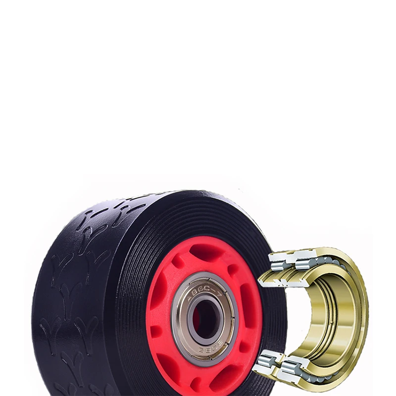Fitness Abdominal Wheel AB Roller With Mat Abdominal Muscle Trainer for Fitness Exercise Gym Training Equipment 4 wheels stable