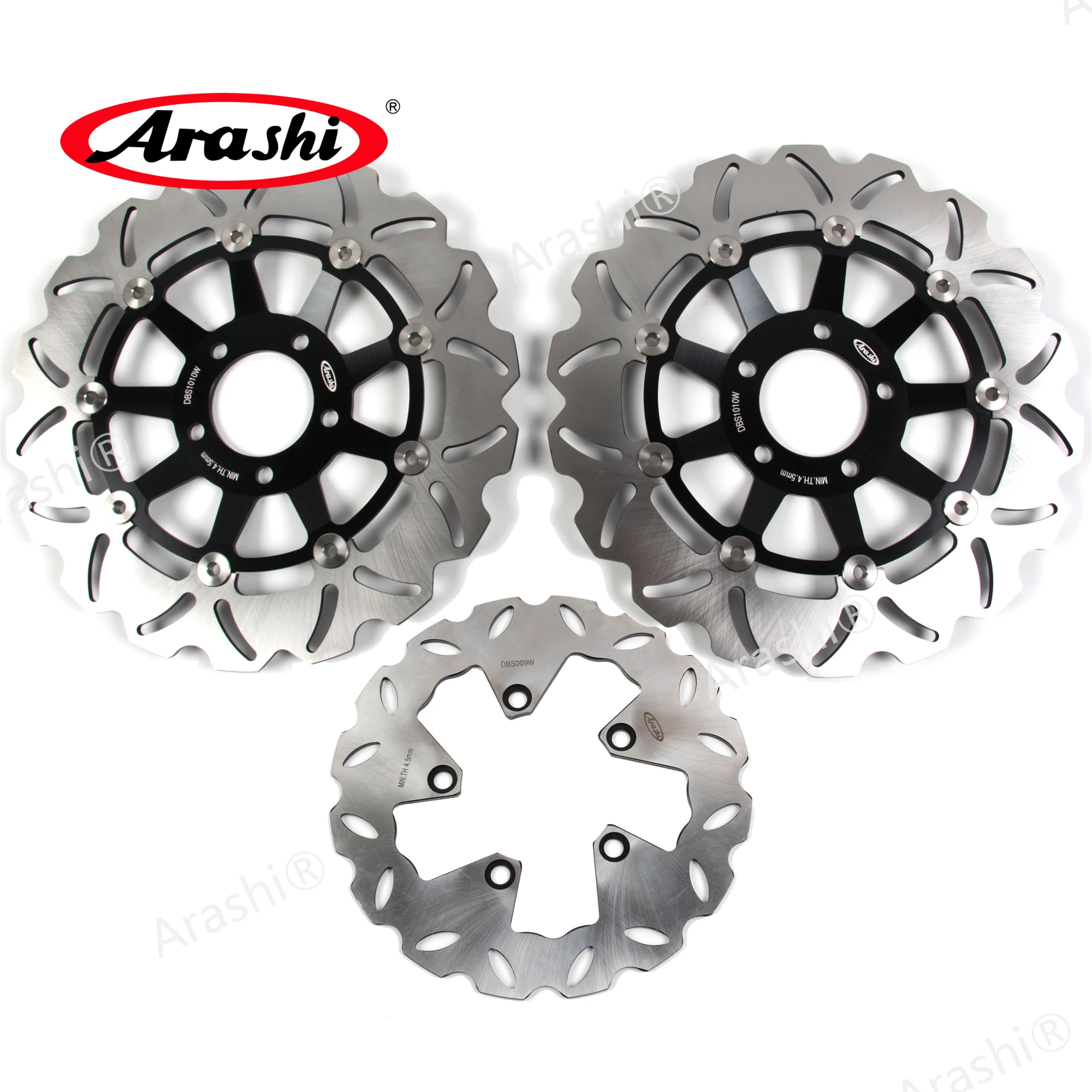 Arashi 1 комплект CNC Передние Задние тормозные диски для SUZUKI GSF Bandit 1200 1996 - 2005 1997 1998 1999
