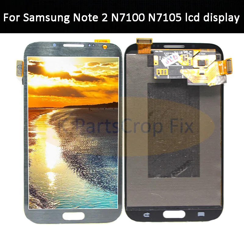 ЖК-дисплей super AMOLED для Samsung Galaxy Note 2 Note2 N7100 N7105 T889 i317 i605 L900 с сенсорным экраном и