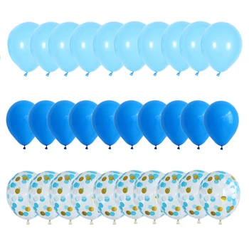 

30pcs Gender Reveal Balloons Pink Blue Confetti Balloons Baby Shower Twins Boy and Girl Party Decorations Birthday Wedding Decor