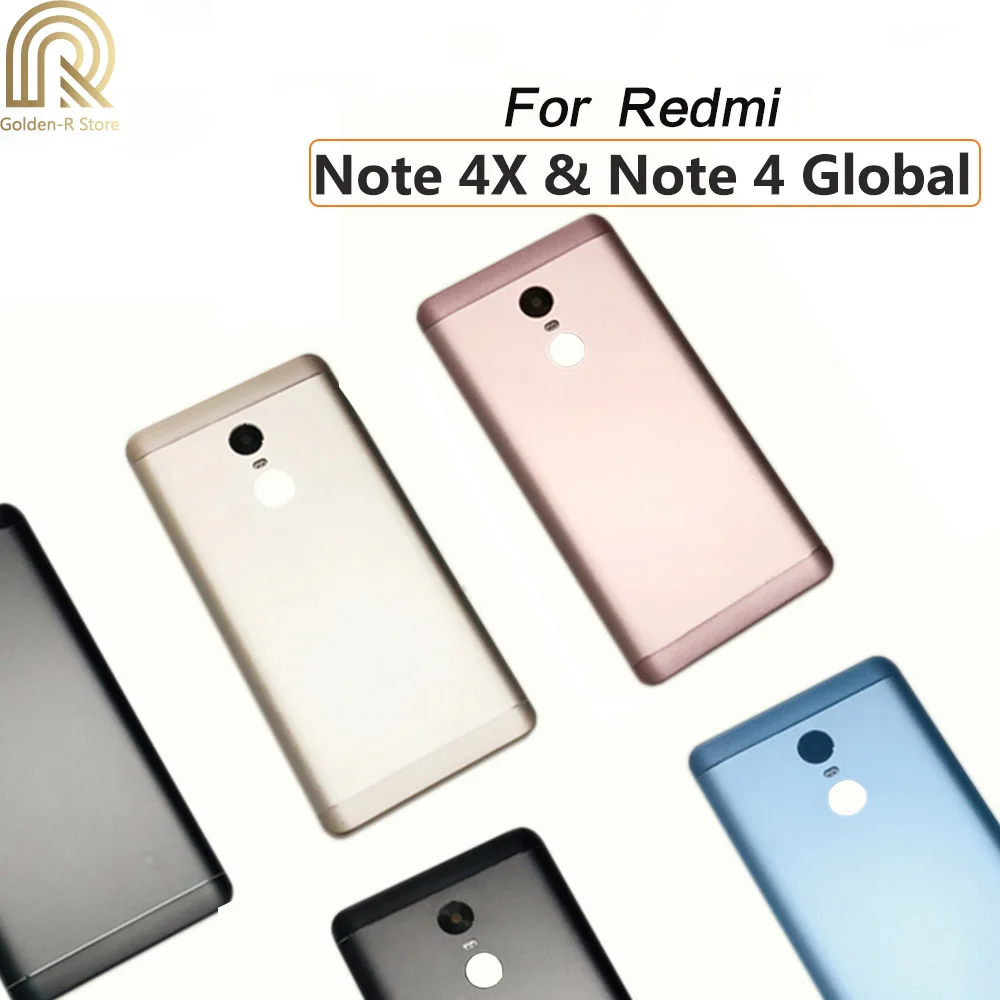 OEM Xiaomi Redmi Note 4X крышка батареи задняя дверь note 4 Global + кнопки регулировки громкости