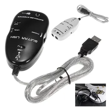 

Usb Guitar Audio Sounder Player Usb Guitar Effector Interface Link Audio Cable External Sound Card Computer Recording Cable