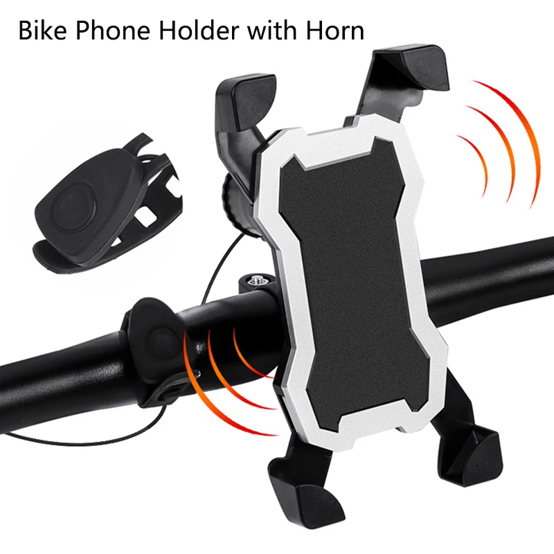 Велосипедный держатель для телефона с рогом поворот на 360 ° Руля Мотоцикла