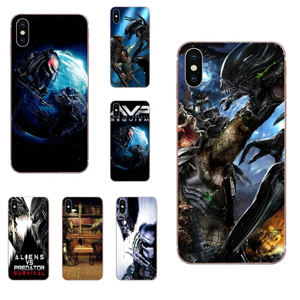 Чехлы Alien Vs Predator из ТПУ для iPhone SE2020 11 Plus Pro X XS Max XR 8 7 6S SE 4S 5 5C 5S|Бамперы| |