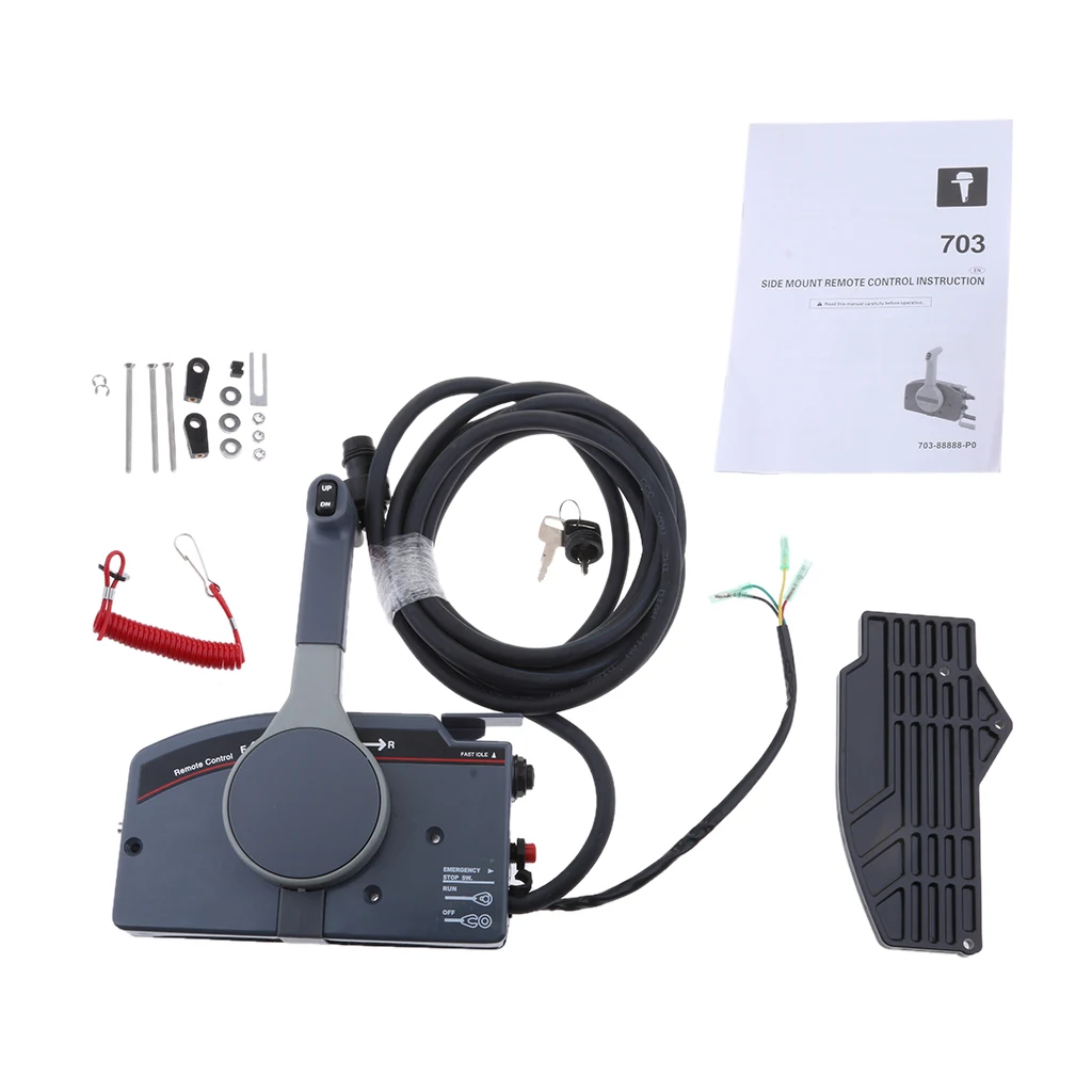 Marine Boat Engine Side Mount Remote Control Box (703-48205-16-00) for Outboard Motor