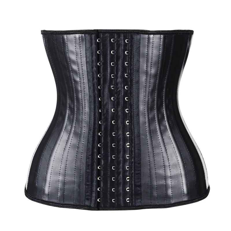 Latex Waist Trainer 25 Steel Bone Women Binders And Shapers Corset Modeling Strap Body Shaper Colombian Girdles Slimming Belt backless shapewear