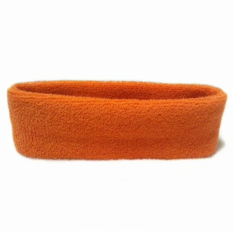 10 Colors Cotton Womens Men Sport Sweat Sweatband Headband Yoga Gym Training Stretch Head Band Hair Wear