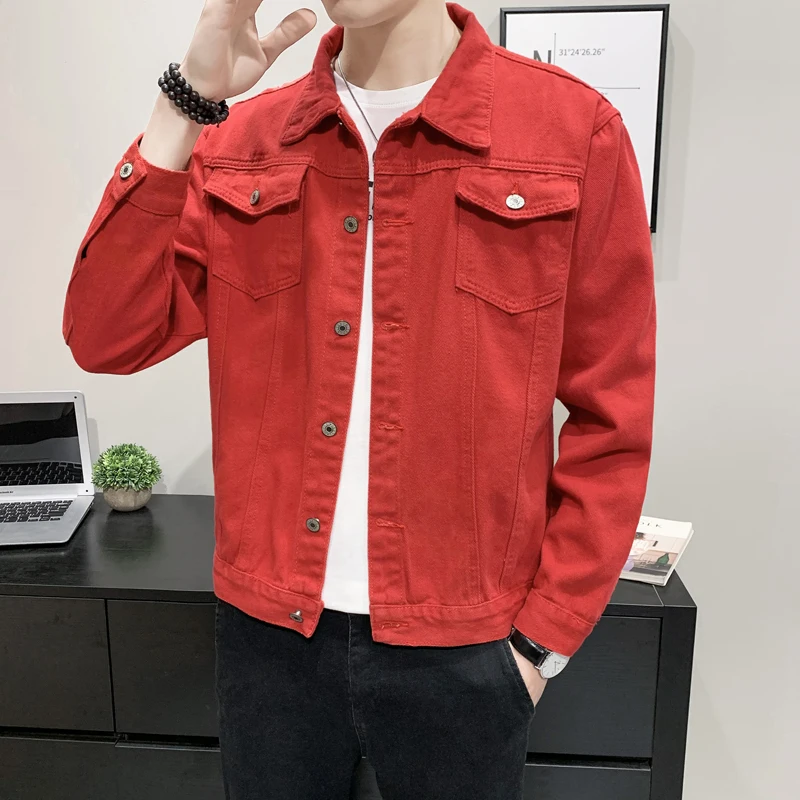 Spring Autumn New Men Denim Jackets 