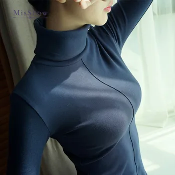 

Fashion Sweater Soft Korean Style Skinny Winter Turtleneck Women Body con Long Sleeve Pullover Coat womenTop