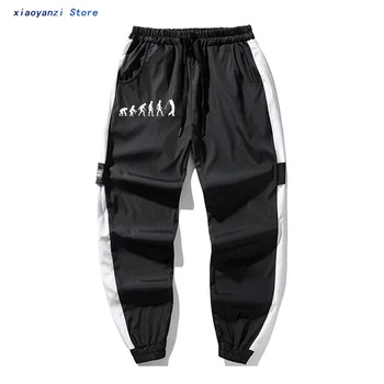 

Fashion Men Evolution Golfs hip hop trousers for men Creative Funny Evolution Of Sports To Play Golf High Quality long pants