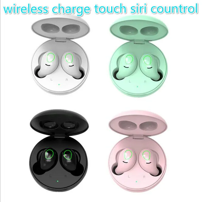 

S9 TWS Bluetooth Headset Headphones V5.0 Wireless Charging touch siri countrol vs i60 i80 i100 for iphone universal
