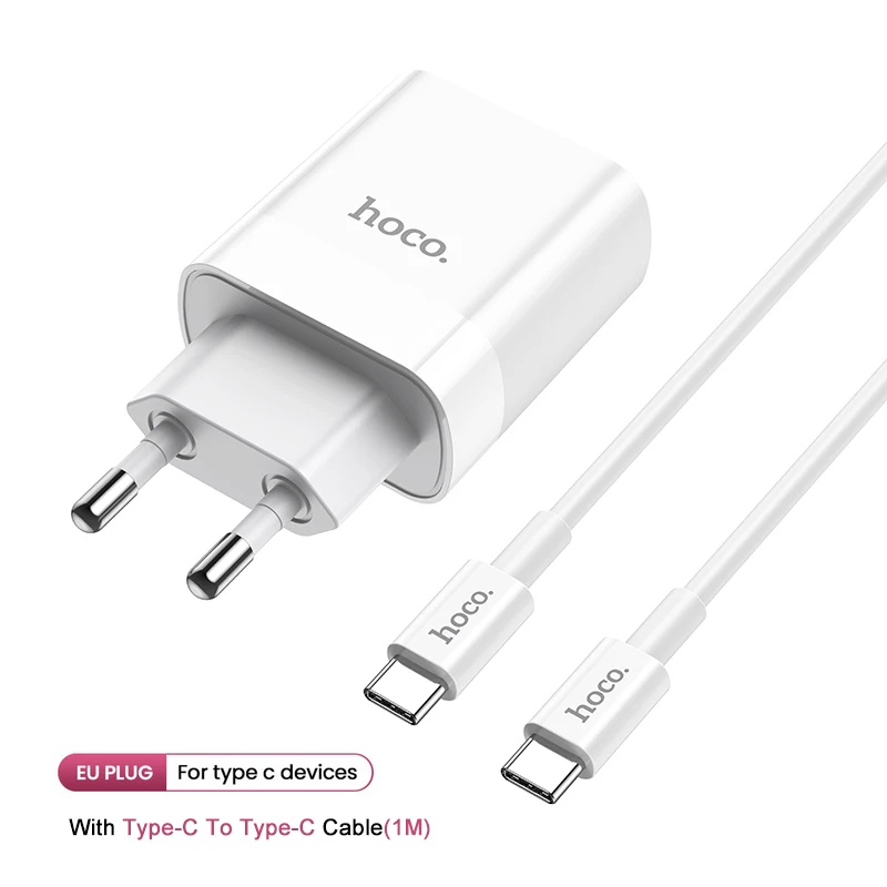 usb charger 12v HOCO USB Charger Quick Charge QC PD Charger 20W QC4.0 QC3.0 USB Type C Fast Charger for iPhone 11Pro X Xs 8 Xiaomi Phone EU Plug best 65w usb c charger Chargers