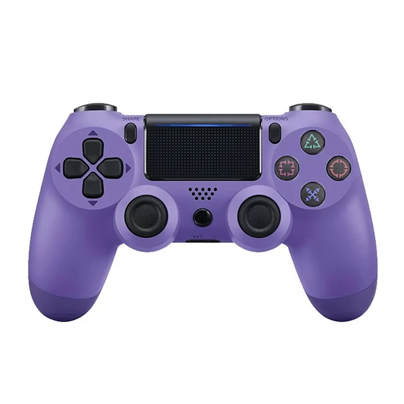 Беспроводной геймпад для PS4 контроллер Bluetooth беспроводной контроллер для PS4 Геймпад подходит для PS3 для Dualshock 4 Вибрационный джойстик - Цвет: Purple Wireless