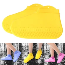1 пара многоразовый силикон чехол для обуви Складная Водонепроницаемая нескользящая обувь защита от дождя 2019ing