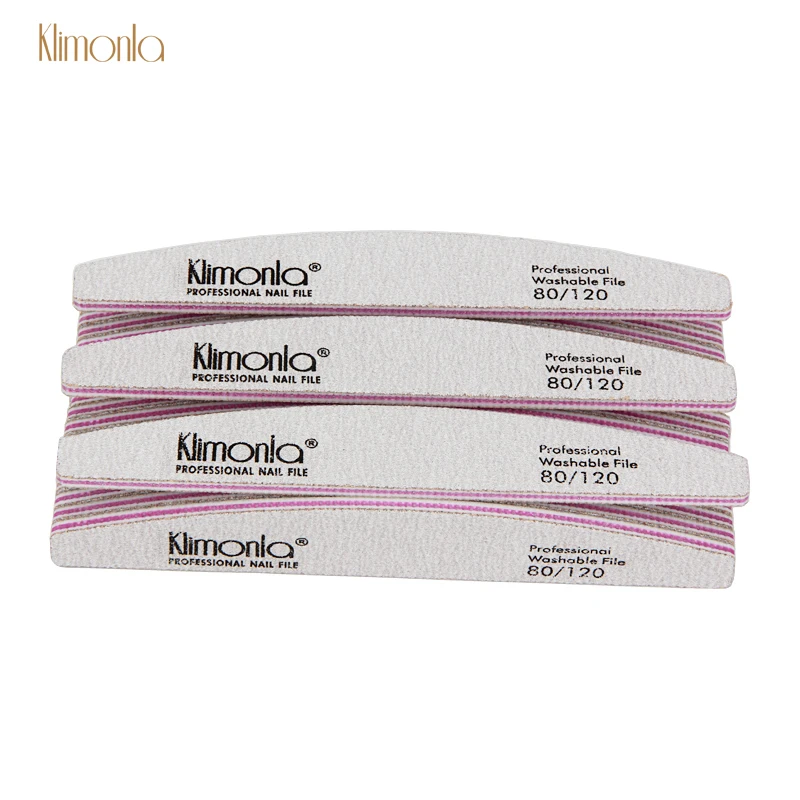 

50Pcs Professional Nail File 80/120 Grit Gray Sanding Strips Sandpaper Polish for Beauty Tools Salon or DIY Nails Accessoires