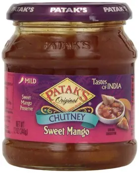 

Patak's Sweet Chutney, Mango, 12 Ounce