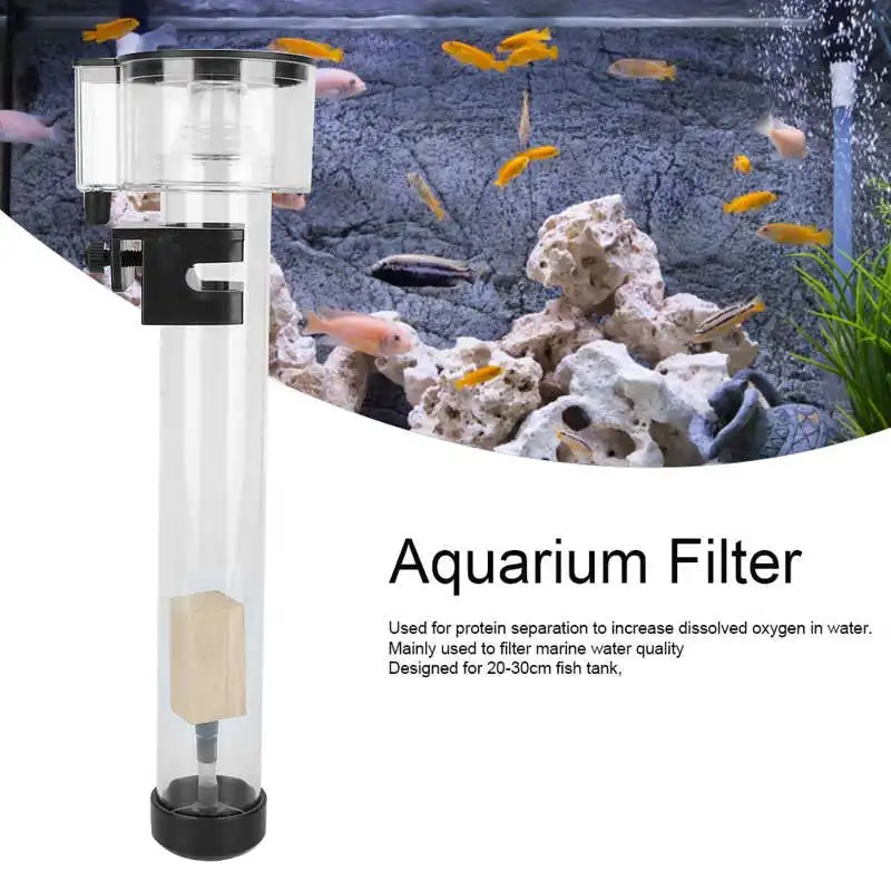 Aquarium Filter Acrylic Fish Tank Protein Skimmer Separator With Iq5