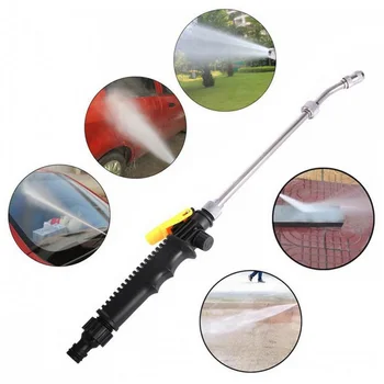 

Behogar Detachable High Pressure Wand Sprayer Washer Water Gun Hose Nozzle for Garden Watering Car Washing Home Glass Cleaning