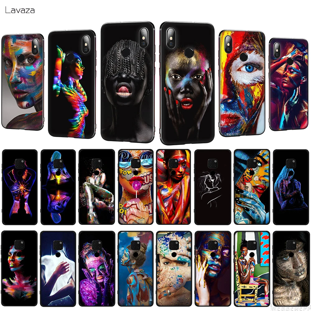 Разноцветный чехол для телефона Lavaza из ТПУ с граффити huawei Honor 7A Pro 7C 7X 8X 8C 8 9 10 Lite