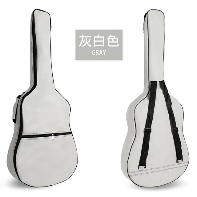 36-41 дюймов Акустическая гитара сумка 5 мм толстая подкладка водонепроницаемый двойной регулируемый плечевой ремень гитарный чехол сумка для Гига