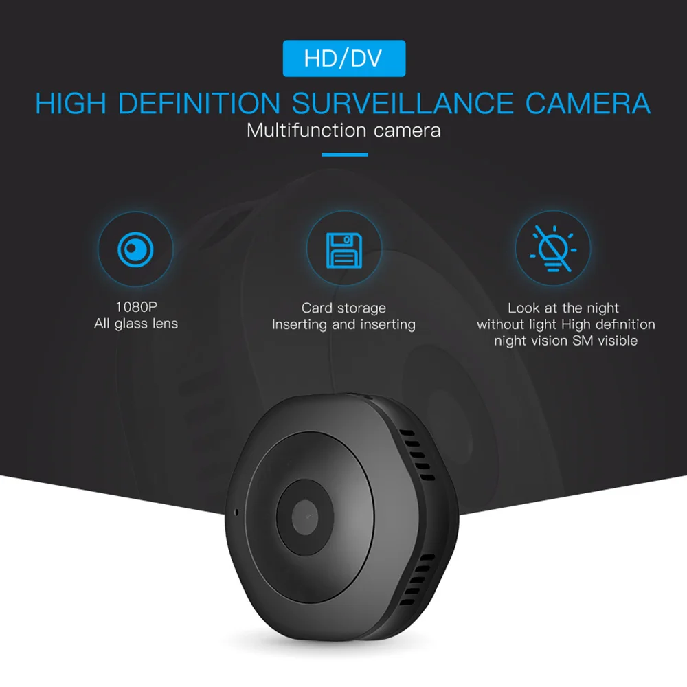 

H6 Outdoor Sports DV Mini 1080P Micro Portable Magnetic Handheld Camera Wearing Monitor Cam