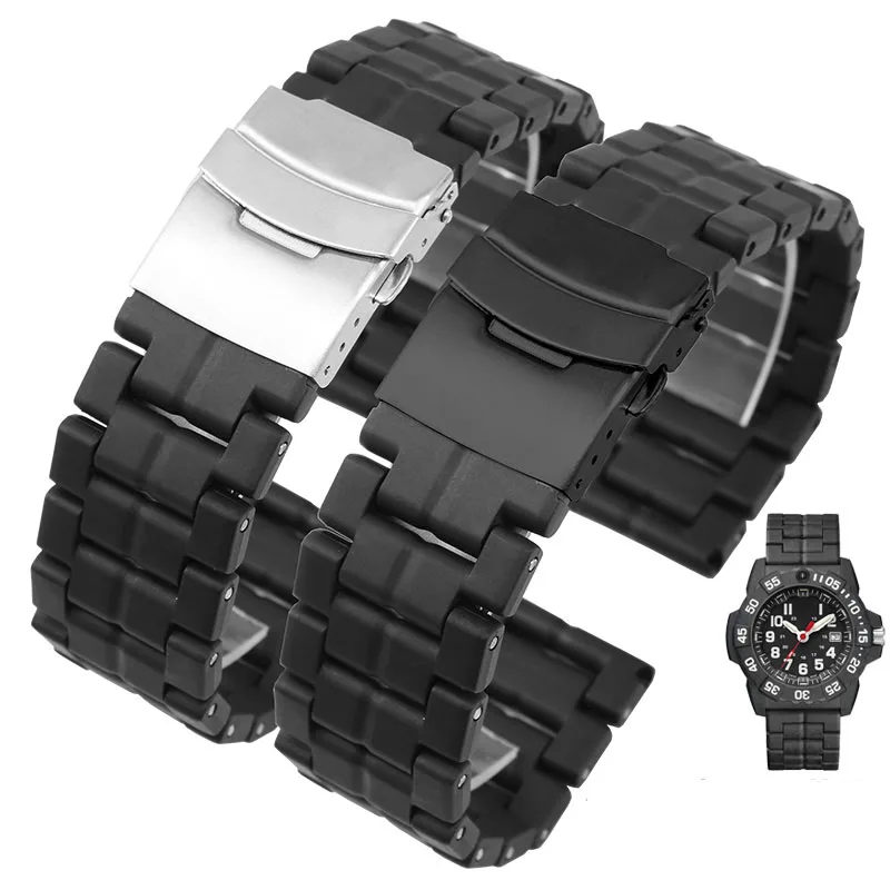 Cinturino In Plastica D'Acciaio Per Luminox 7251 | 3050 | 3051 |