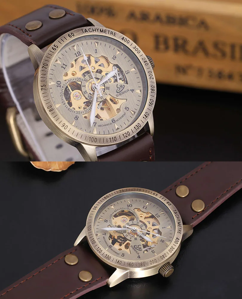 

Analog Watch Men Analog Watch Hollow out Retro Analog Watch Gentry China Shenhua Hot Selling Table