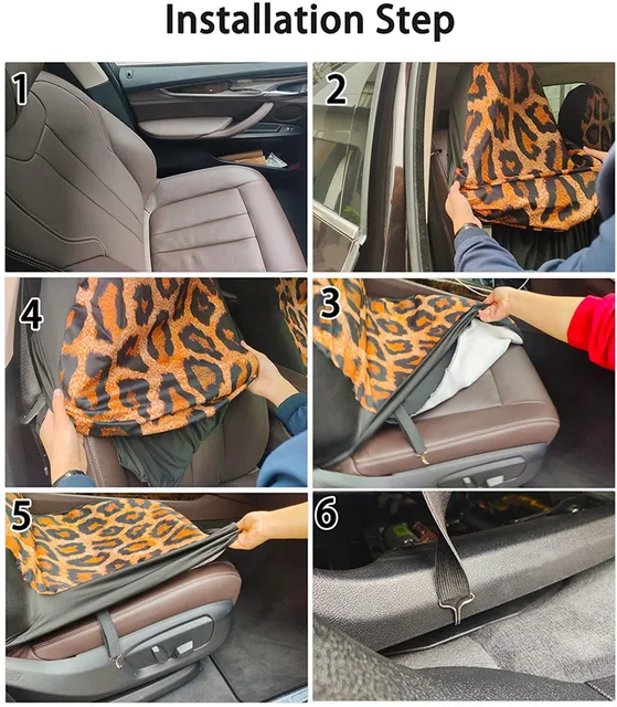 Car Front Seat Cover Set Rock Band Singer Kiss Brand Design