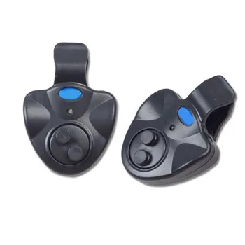 

Hot Sale Fishing Electronic LED Light Fish Bite Sound Alarm Bell Clip On Fishing Rod Black Tackle Fishing accessories New 2019