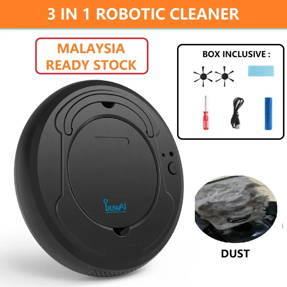 

[LOWE STPRICE] (READY STOCK) NINJA 3 IN 1 Sweep/Mopping/Suction Robot Vacuum Cleaner