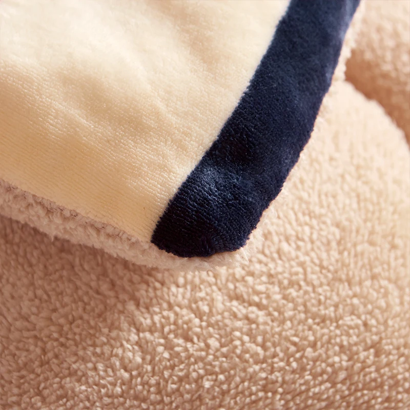 Фланелевая Теплая Зимняя шерстяная одежда Стёганое одеяло утолщенное одеяло/Одеяло ягненка подпушка ткань заполнения Постельное белье