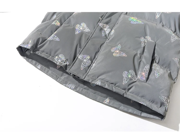 Waliicorners Winter Jackets Coats Reflective Warm Coat Padded Thick Windbreaker Waliicorners Outwear Butterfly flower Parka Harajuku A6679 26 H7c58a8eebc6e419dab0cb93e671f91f2B