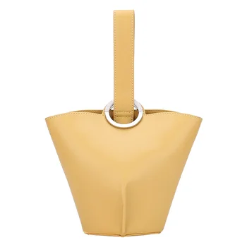

Handbag Vegetable Basket Bag Woman 2019 New Design Fashion Simple Single Shoulder Oblique Satchel Broadband Bucket Bag