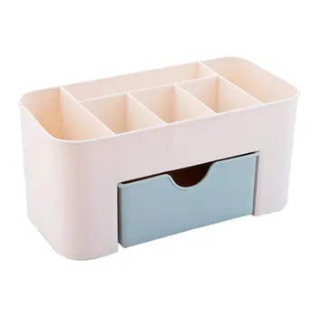

Drawer Plastic Desktop Cosmetic Case With Small Drawer Multi-Function Jewelry Box Storage Box Desk Storage Box