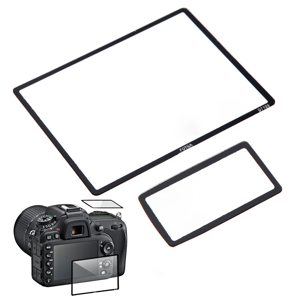 Fotga Профессиональный ЖК-оптический стеклянный экран протектор для Nikon D7100 DSLR камеры