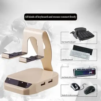 

Bluetooth Keyboard Mouse Converter Throne Set for iPhone Android Universal Converter