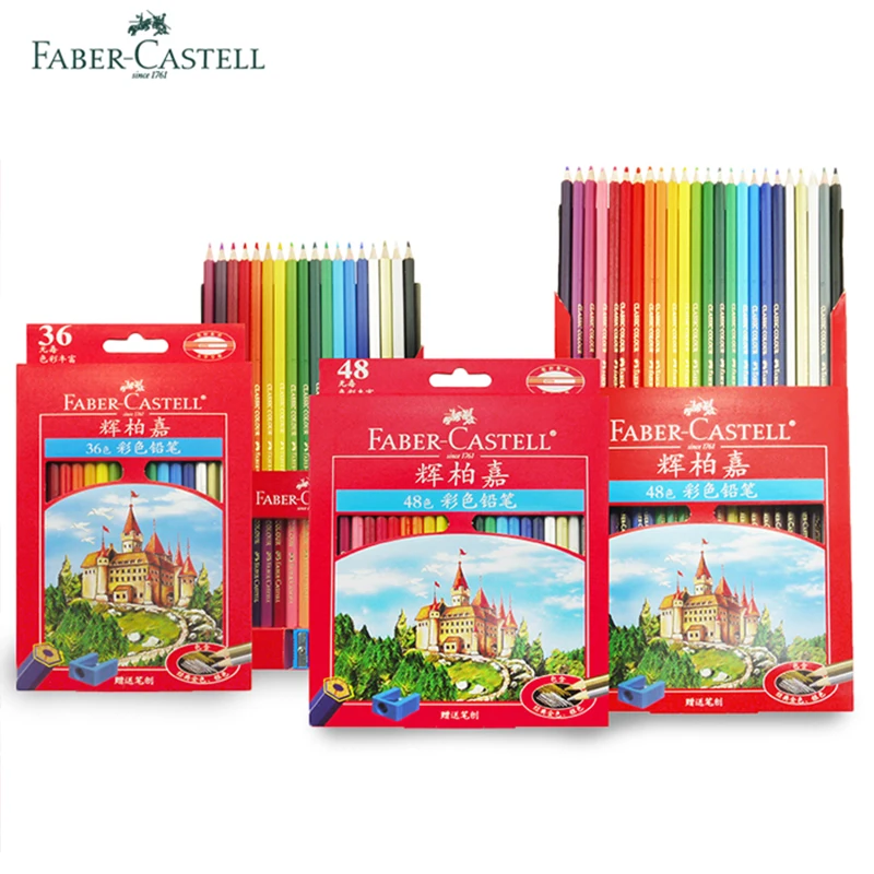 Faber-Castell Castle Colour Pencils Round of 36 