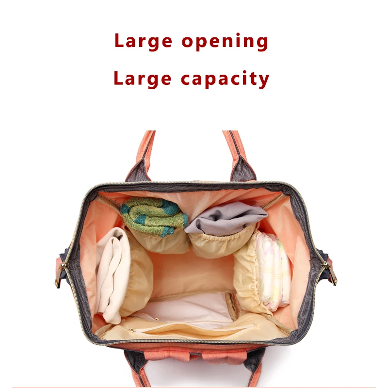 LEQUEEN Diaper Bag Mummy Maternity Nappy Bag Brand Large Capacity Baby Bag Travel Backpack Designer Nursing Bag for Baby Care